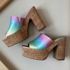 Pride / Rainbow Chunky Heels